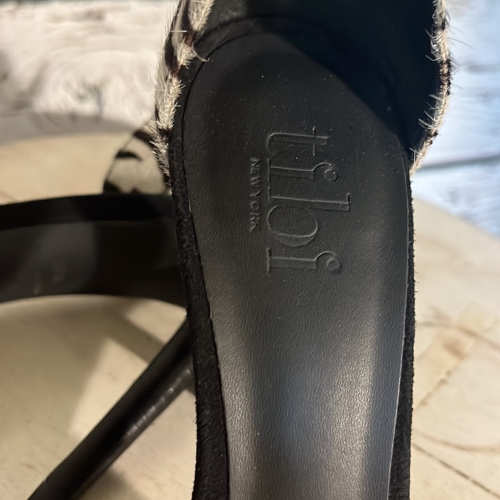 TIBI New York stiletto heel calf hair summer sandals 36.5 - Picture 9 of 13